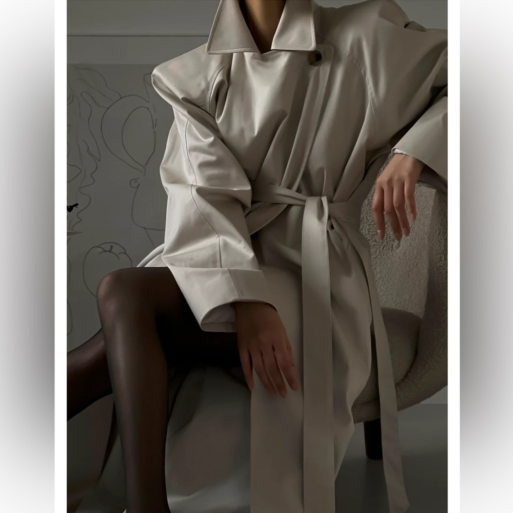 The Frankie Shop Marisol Box Shoulder Trench - Brand New With Tags (NWT)